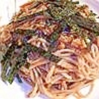 サッパリ！美味しい！！‘なめたけ蕎麦’